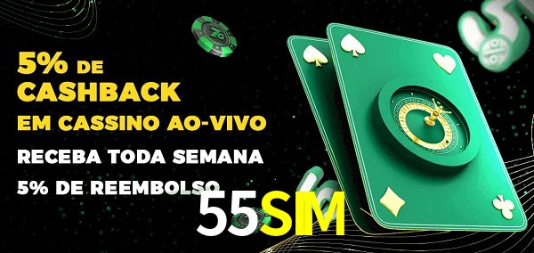 Promoções do cassino ao Vivo 55SIM
